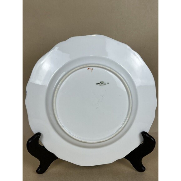 2 HTF Antique Spode Copeland Cobalt Blue Gold Trim R7767 Salad Plate 7 3/4” - Picture 4 of 12